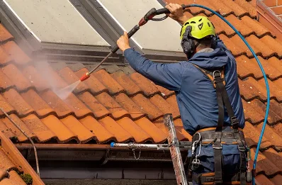 Démoussage et hydrofuge de toiture à Massugas